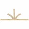 Ekena Millwork Richland Rough Sawn Timber Gable Bracket, Douglas Fir, 84"W x 49"H x 2"D x 4"F, 14/12 Pitch GBW084X49X0204RIC00RDF - alternate 5
